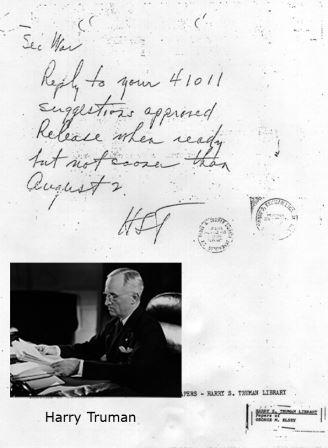 lettera di Truman